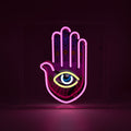 'All Seeing Eye' Large Glass Neon Sign