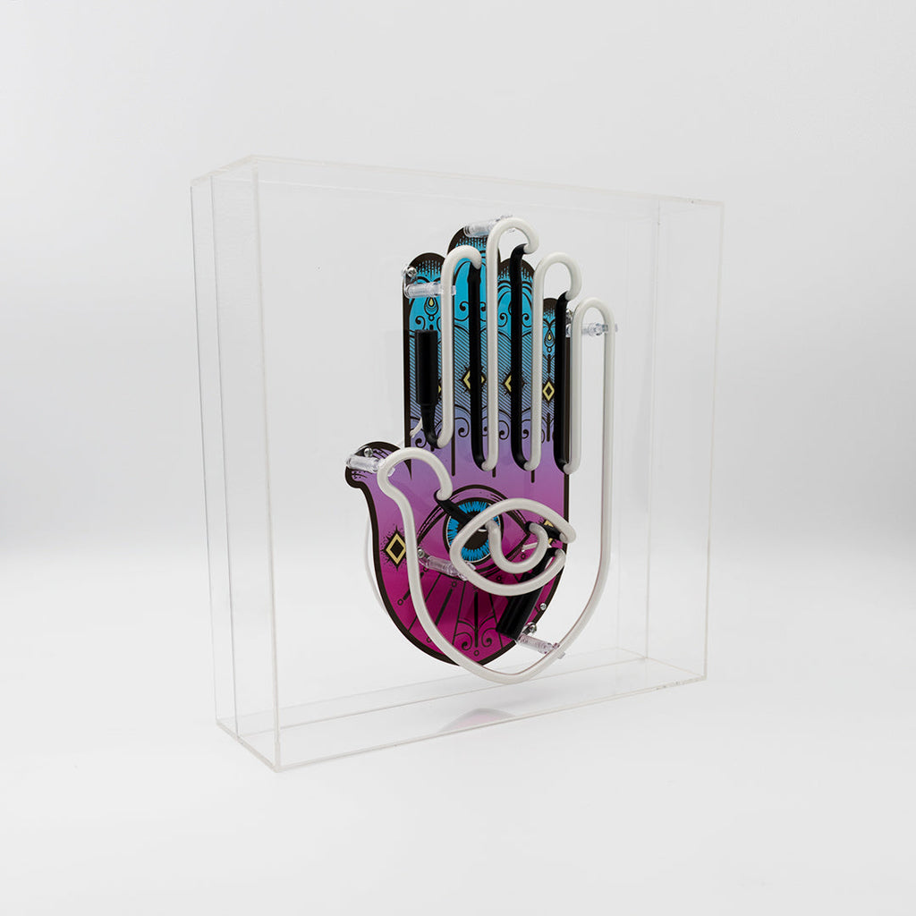 'All Seeing Eye' Large Glass Neon Sign