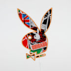 Playboy X Locomocean - Collage Playboy Bunny LED-Neon-Wandleuchte