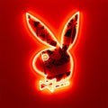 Playboy X Locomocean - Collage Playboy Bunny LED-Neon-Wandleuchte