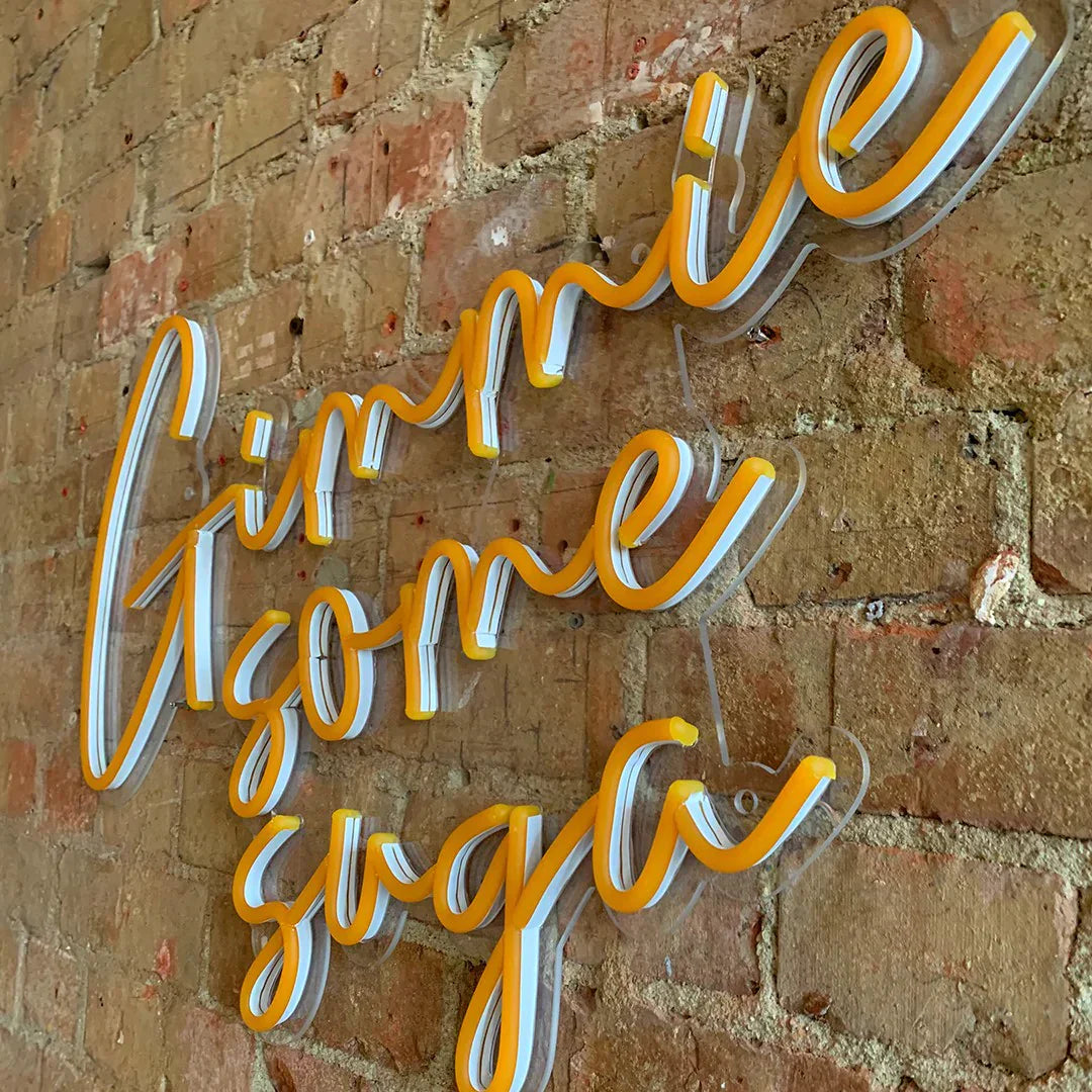 Dame un poco de neón de pared de Suga