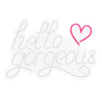 Regalo de diseño – led wall neon hello gorgeous 