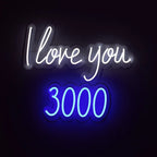 Regalo de diseño – led wall neon i love you 3000 