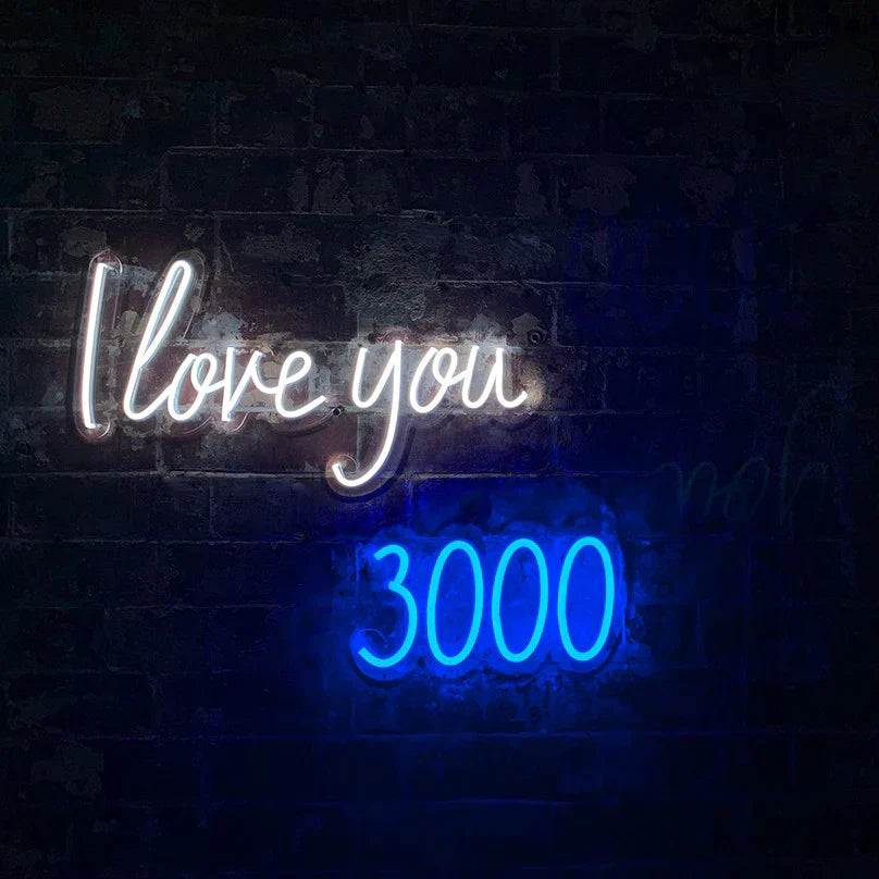 Regalo de diseño – led wall neon i love you 3000 