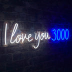 Regalo de diseño – led wall neon i love you 3000 