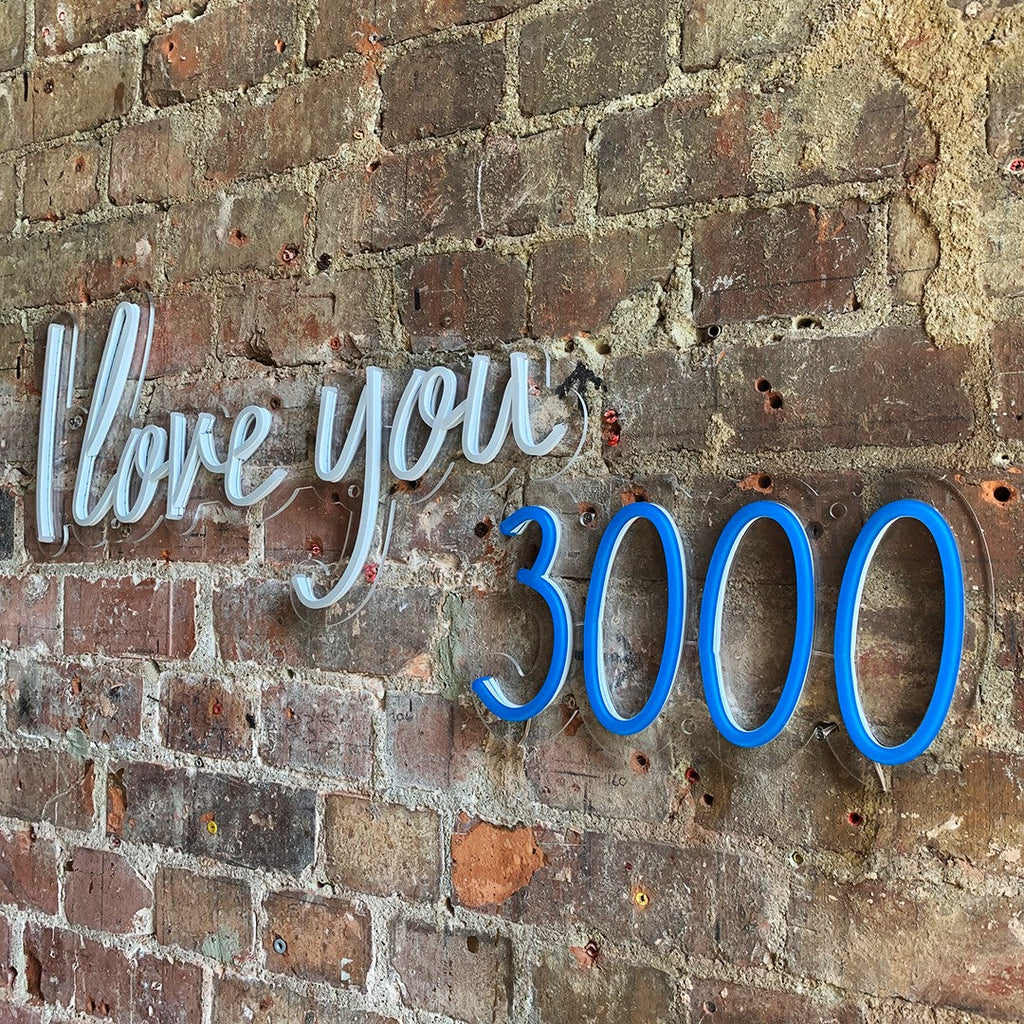 Regalo de diseño – led wall neon i love you 3000 