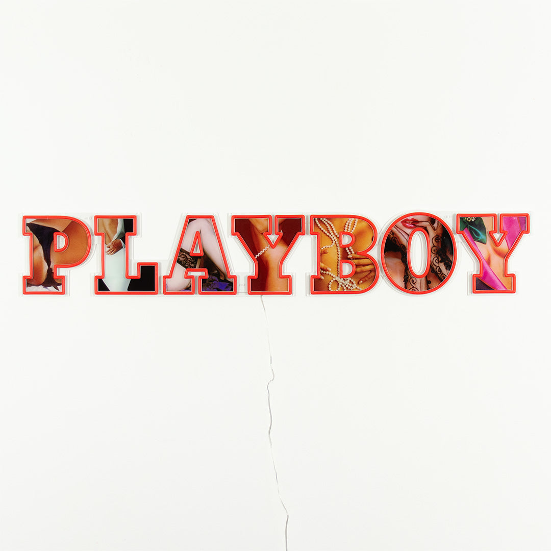 Playboy X Locomocean – Playboy Symbolwort Rotes Neon LED zur Wandmontage