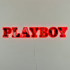 Playboy X Locomocean – Playboy Symbolwort Rotes Neon LED zur Wandmontage