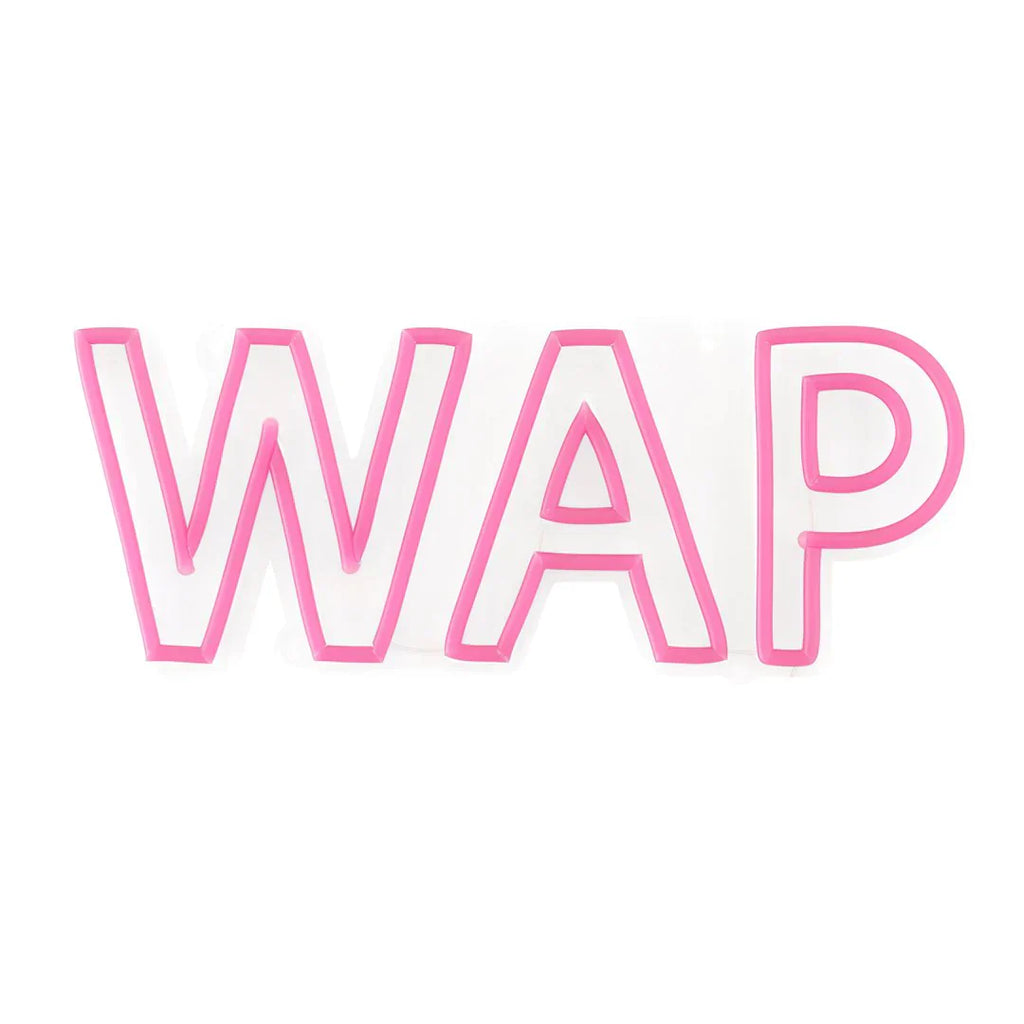 led wall neon wap wet a p y 