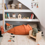 Pouf Cathy la Carotte – Oli&Carol x Lorena Canals – vue produit 4