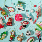 Weihnachtskugel Wolleknäuel