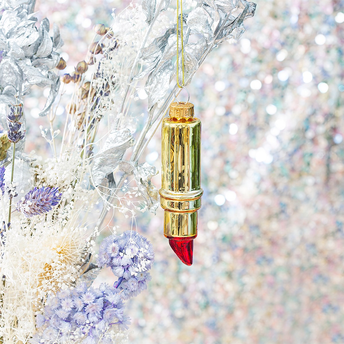 Boule de Noël rouge à lèvres | Design-lahjat ja sisustustuotteet