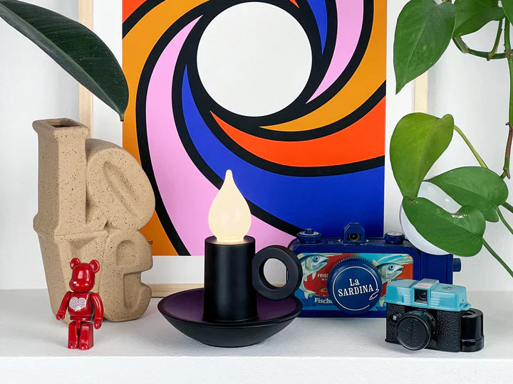 Designcadeau – lampe candelabra noir 