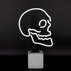neon concrete base skull 