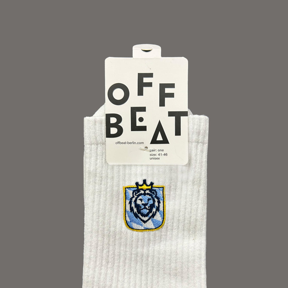 Chaussettes Brodées Lion Bavarois