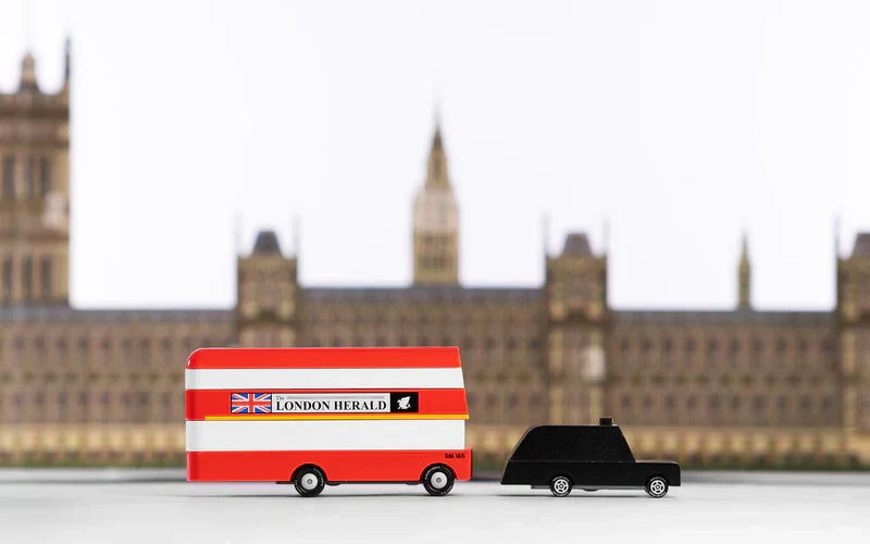 Bus Anglais en Bois Candycar World - The London Herald