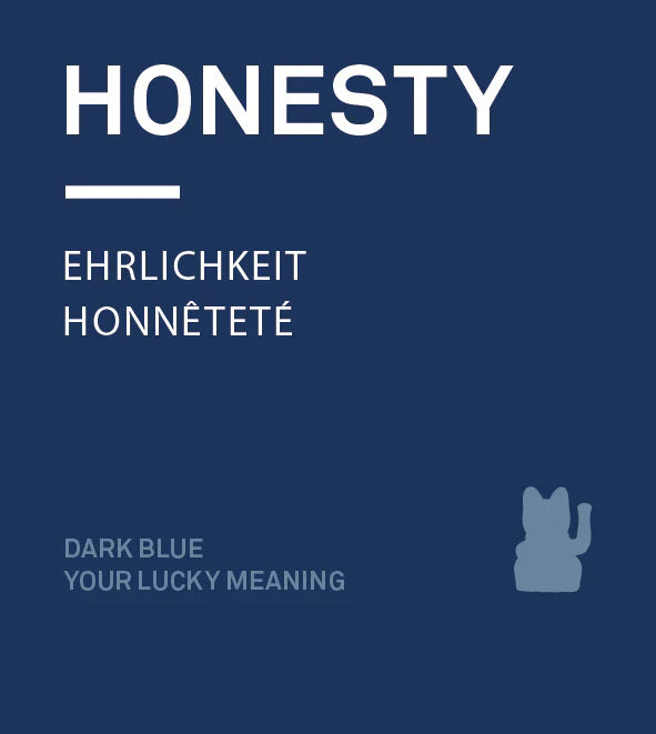 Dark blue lucky mini chat