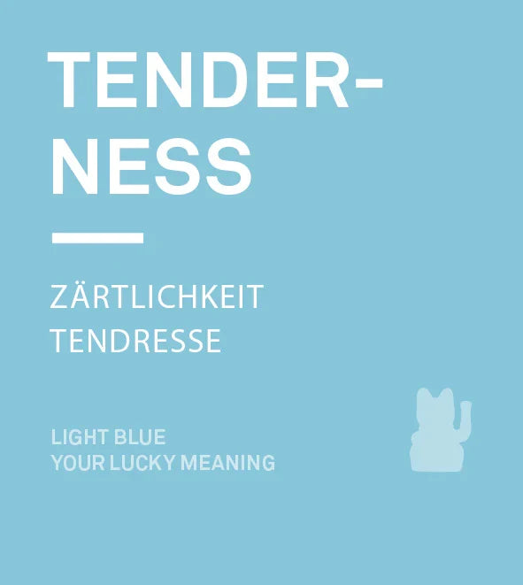 Patch Chat Chanceux Bleu Clair – visuel Lucky Cat Light Blue Tenderness