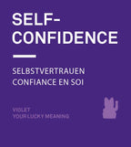 Patch Chat Chanceux Violet – visuel Lucky Cat Violet Self Confidence