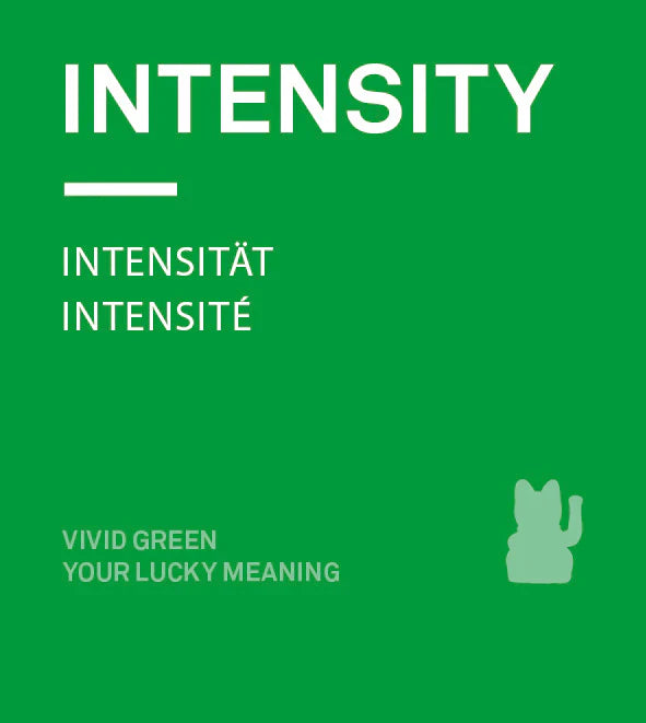 Chat Chanceux Vert Vif | Oggetti di design e regali originali