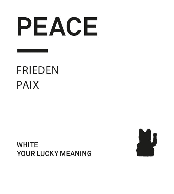 Mini gatto portafortuna bianco