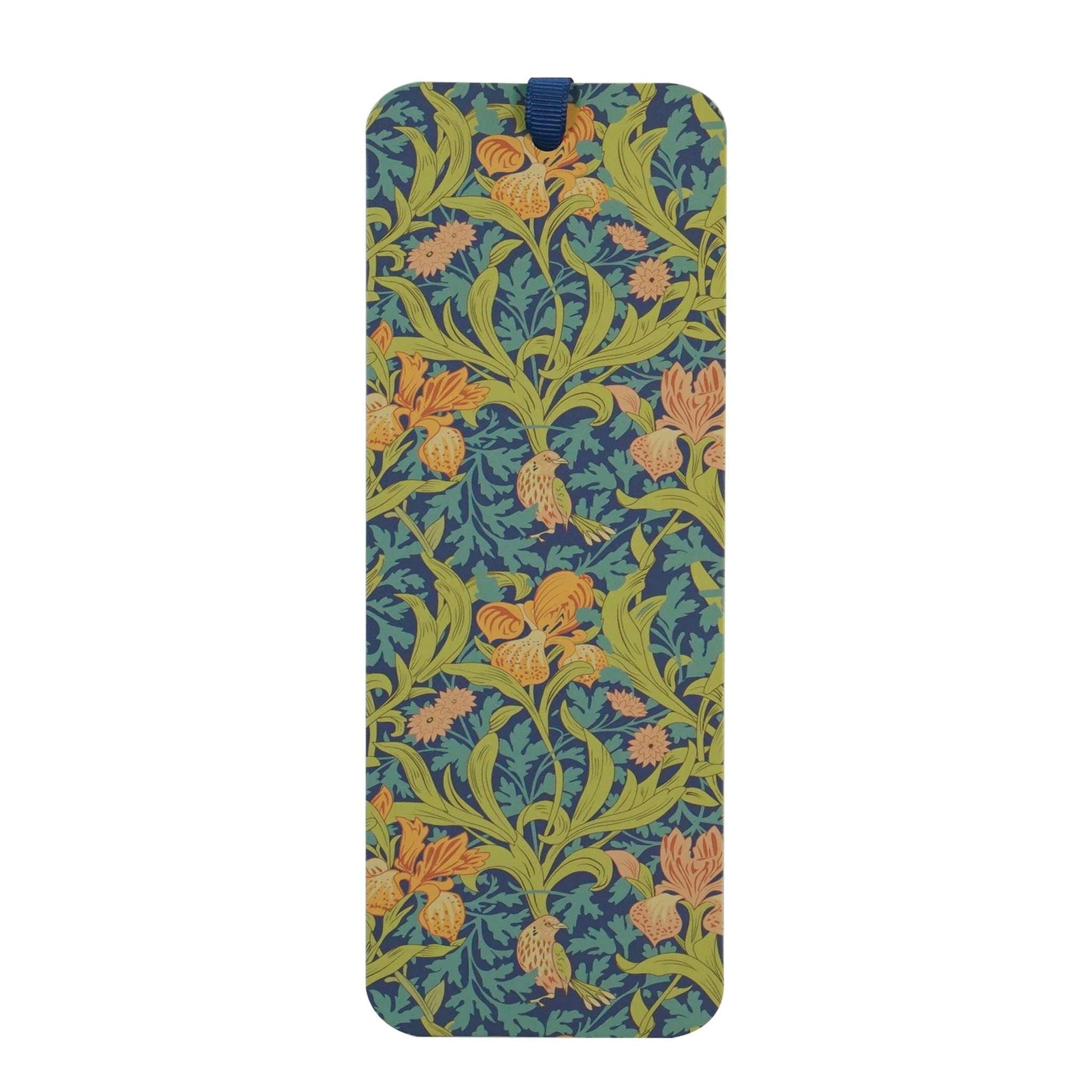 Marque-page papier William Morris - ACS John H. Dearle Iris