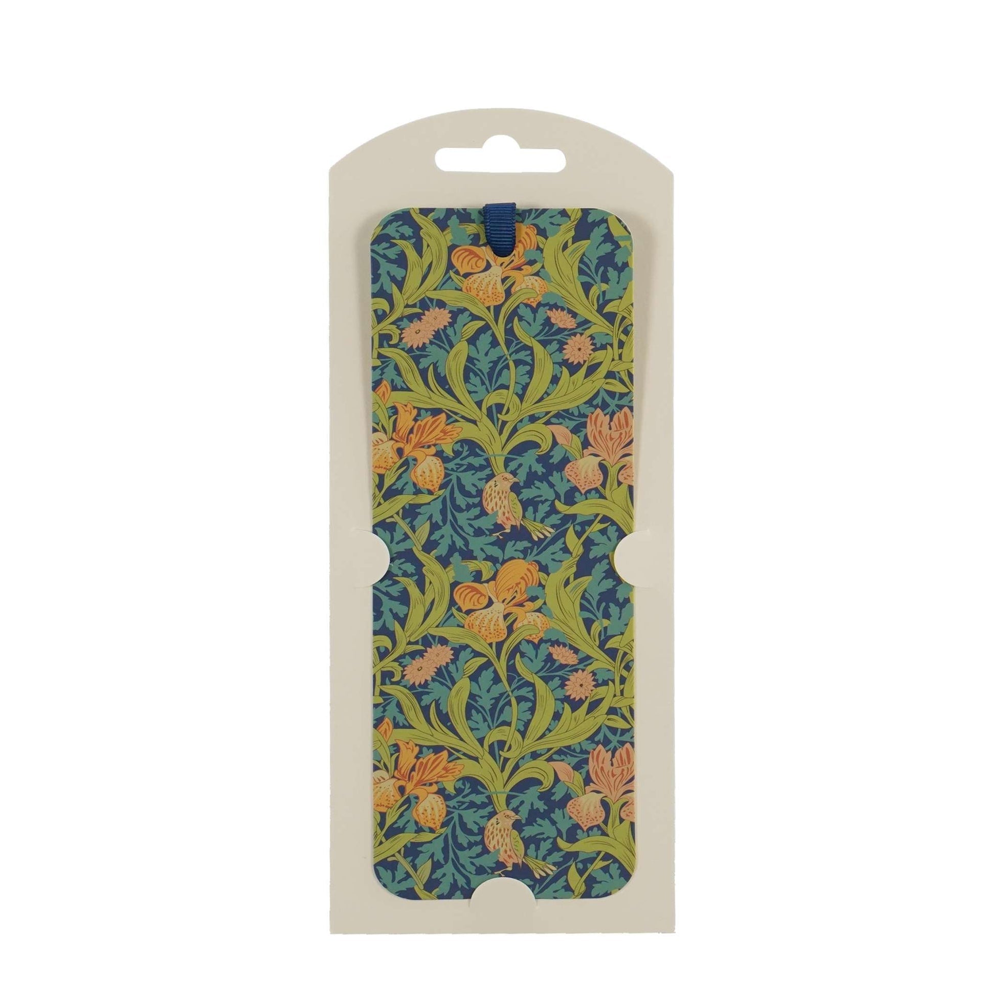 Marque-page papier William Morris - ACS John H. Dearle Iris