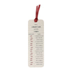 Marque-page papier Pulteney Press - Library Card