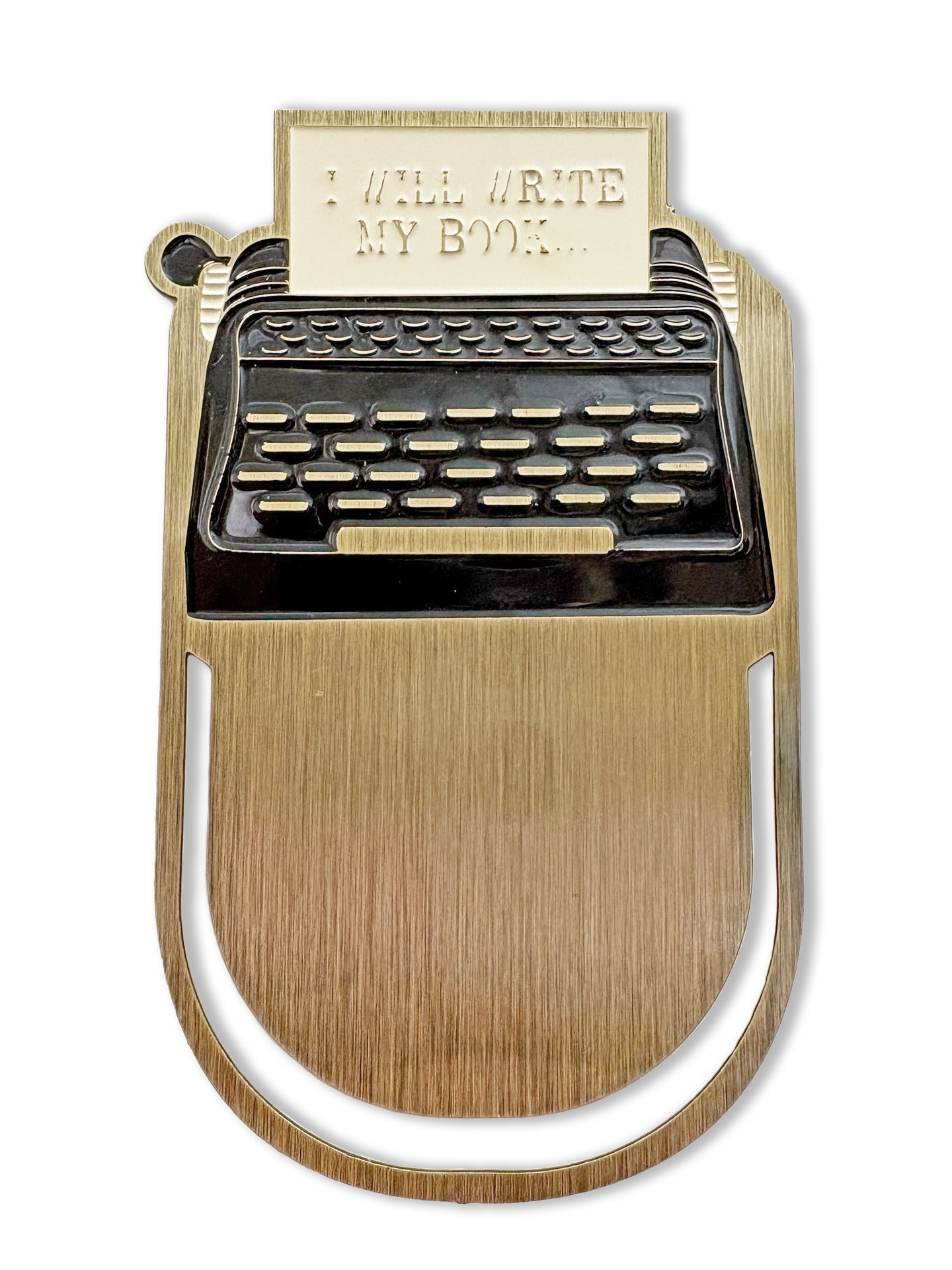 Marque-page en métal Pulteney Press - I Will Write