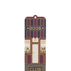 Marque-page avec breloque et pompon Book Club