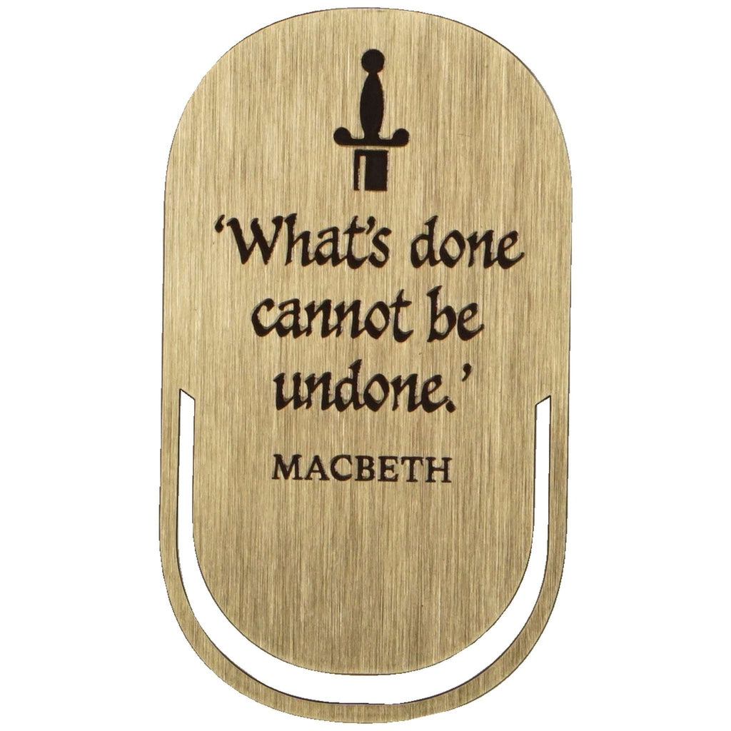 Shakespeare - Macbeth Metal Bookmark