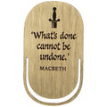 Shakespeare - Macbeth Metal Bookmark