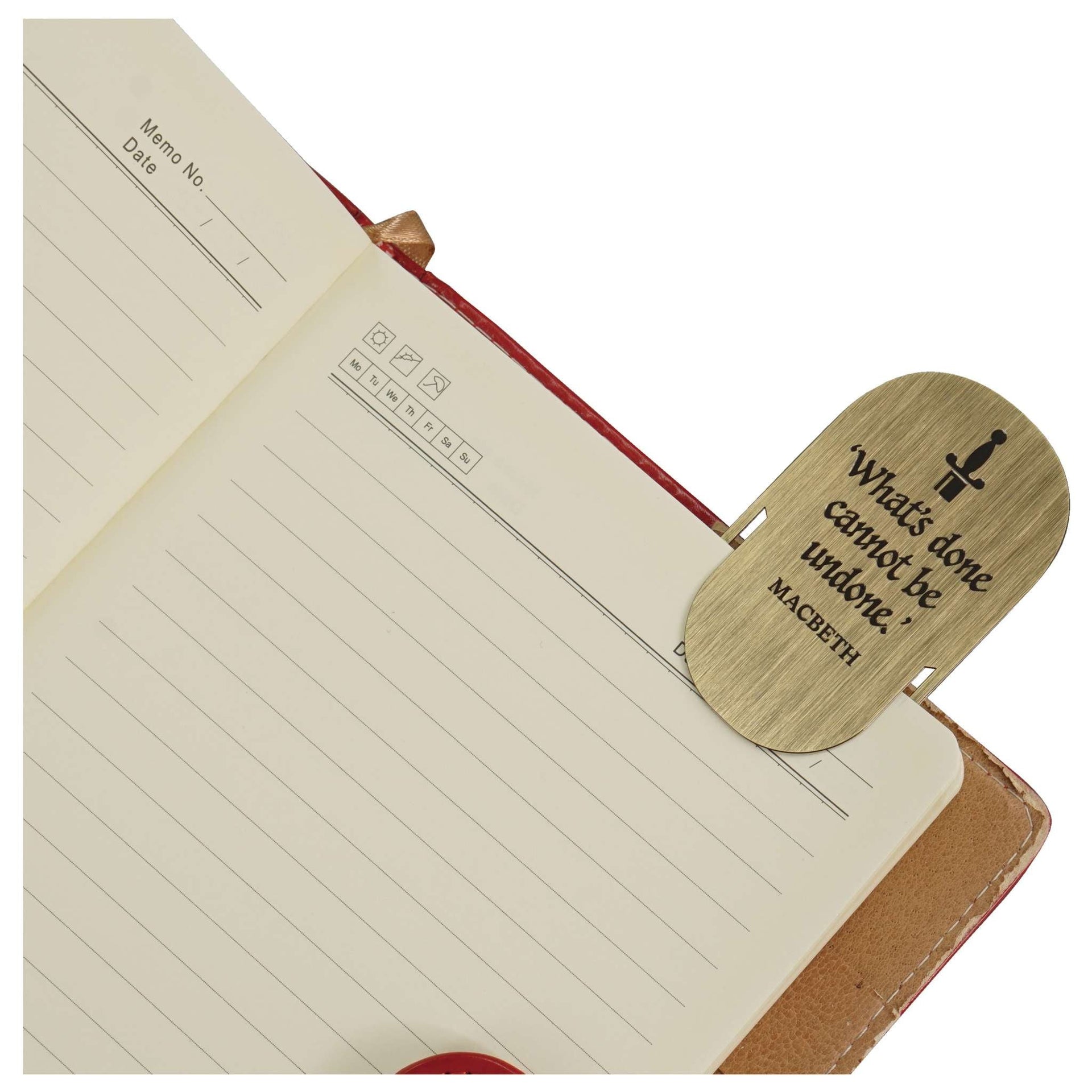 Shakespeare - Macbeth Metal Bookmark