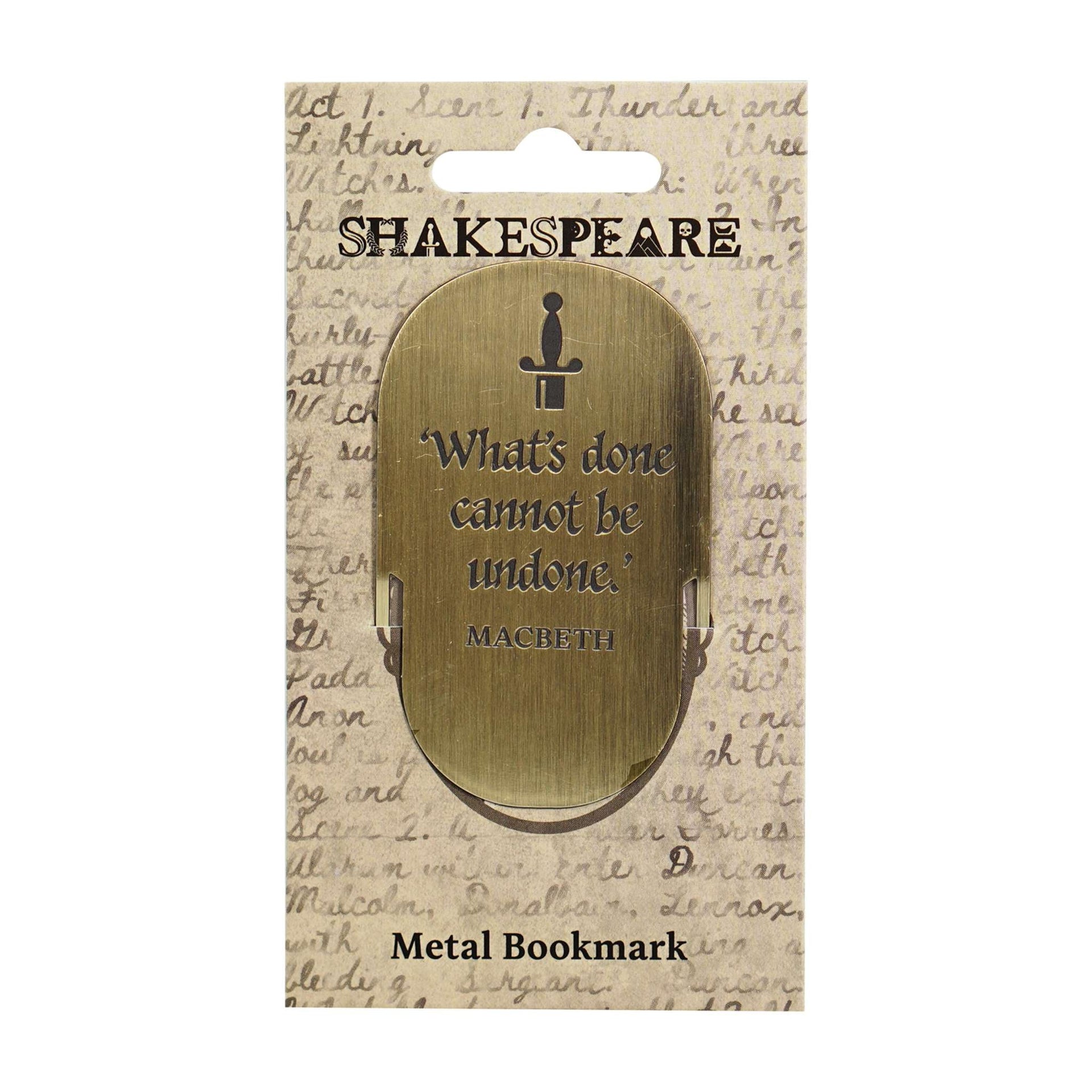 Shakespeare - Macbeth Metal Bookmark