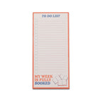 Bloc-notes My Week Is Fully Booked