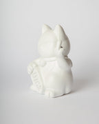 Chat Chanceux « Fuck » Blanc