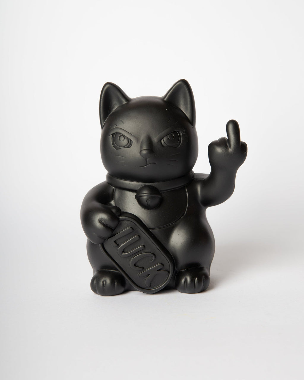 Chat Chanceux « Fuck » Noir