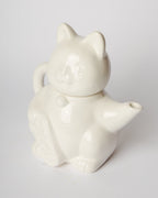 Théière Chat Chanceux Blanc