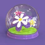 Porte clés Fleur Violette | Designproducten en originele cadeaus