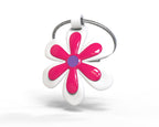 Pink flower key door