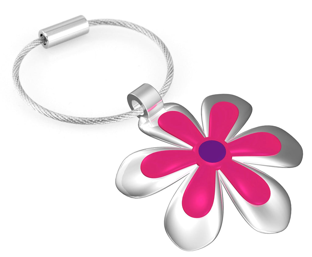 Porte clés Fleur Argentée | Designproducten en originele cadeaus
