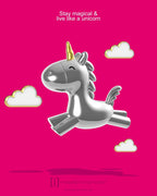 Glückliche Einhornschlüssel