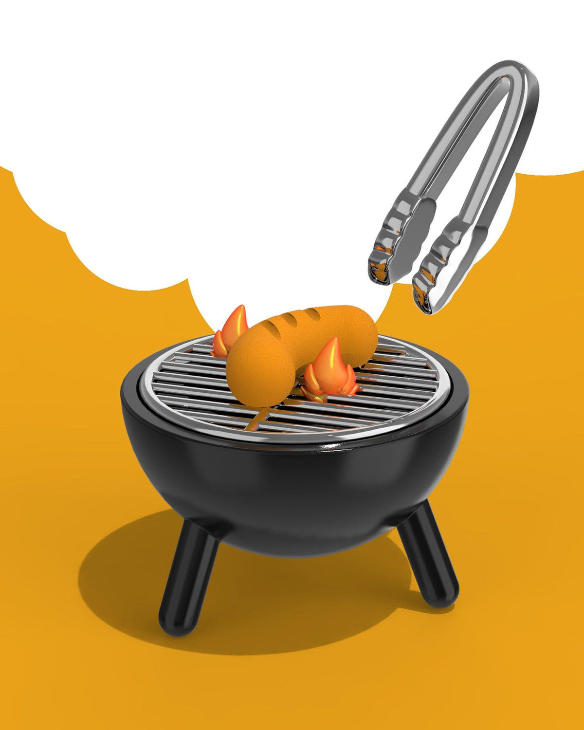 BBQ Sausage avaimenperä