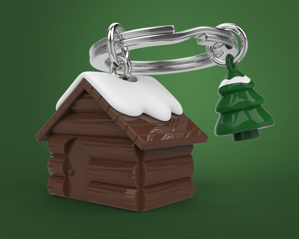 Porte clés Chalet en Bois – vue principale