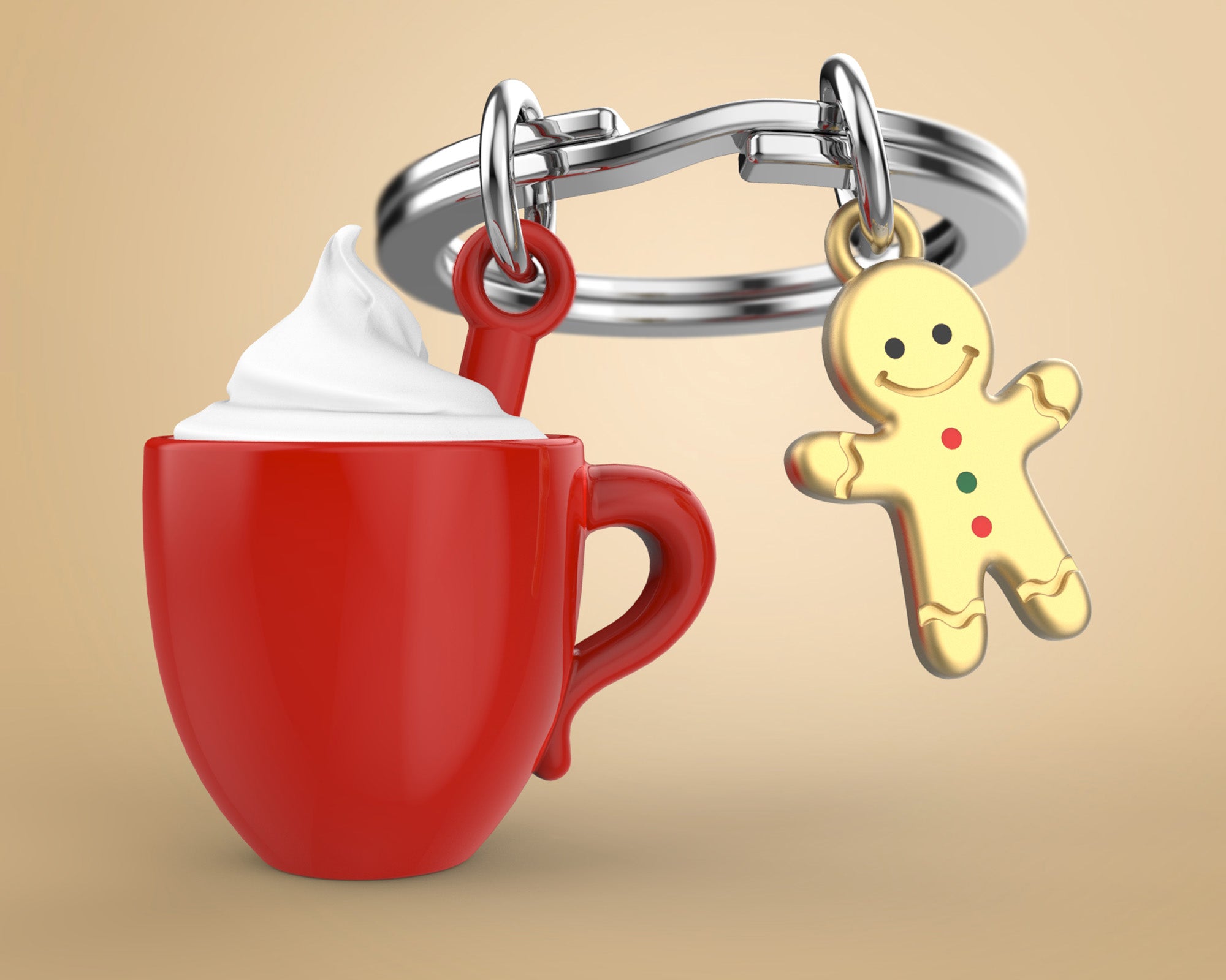 Porta della chiave di cioccolata calda