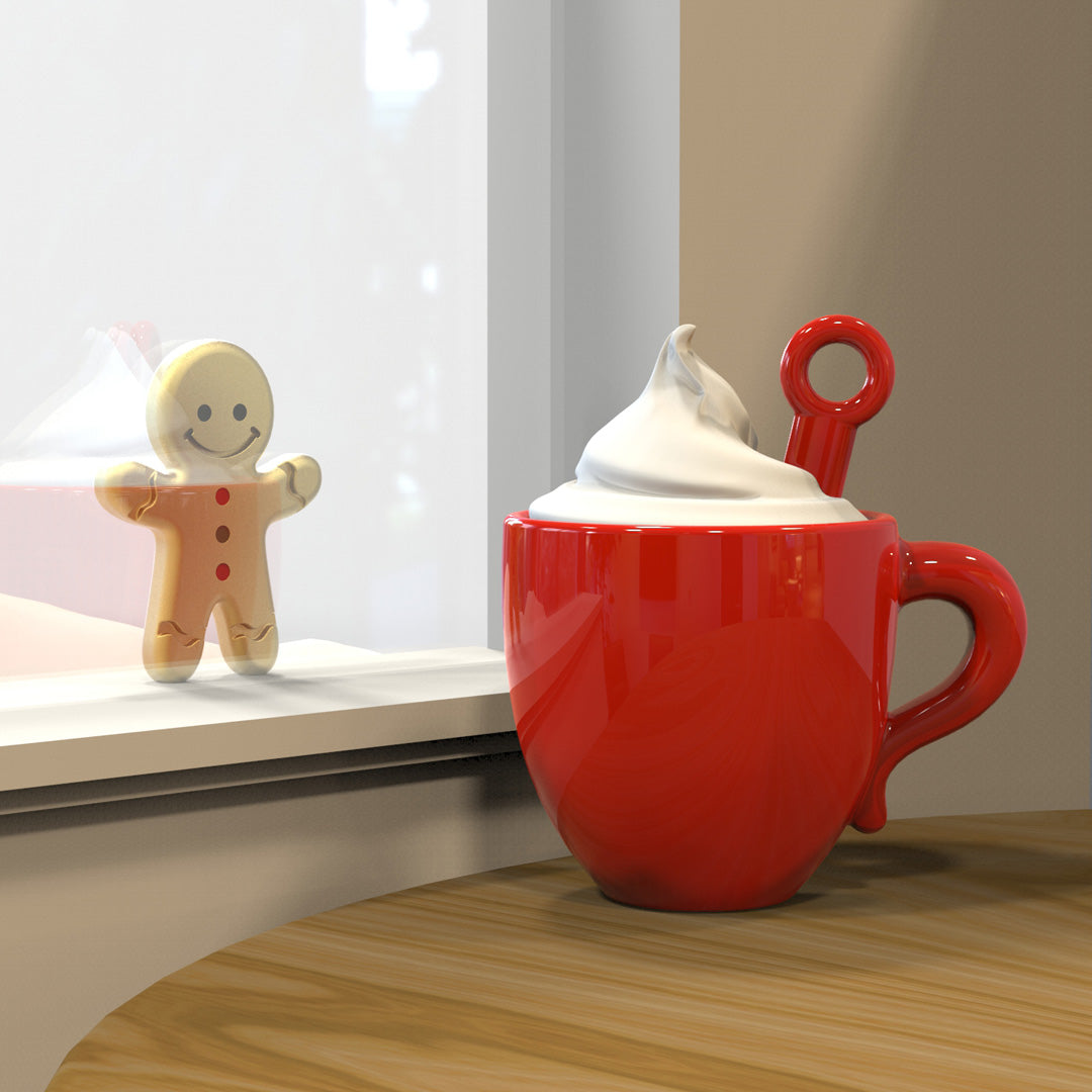 Porta della chiave di cioccolata calda