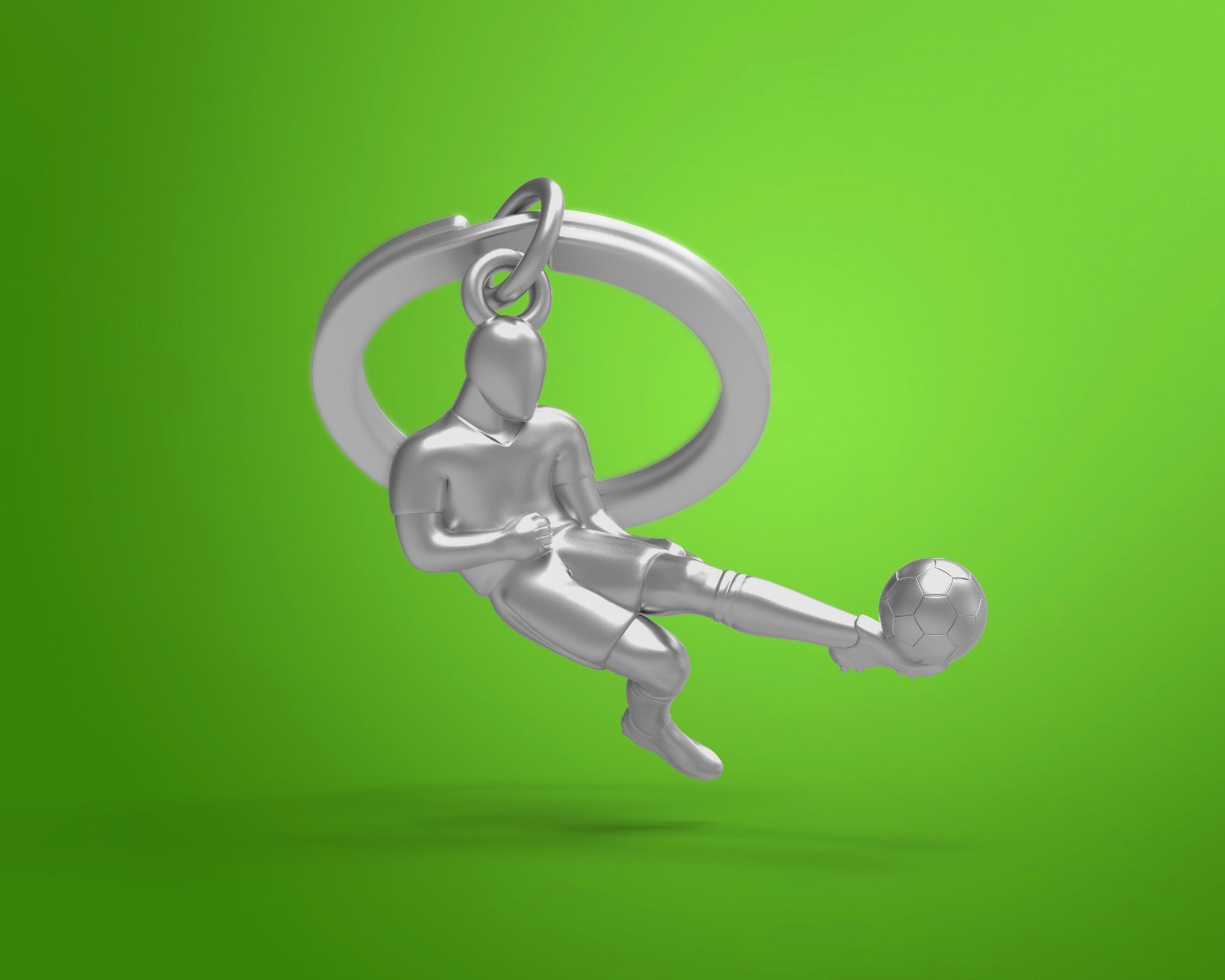 Oggetto regalo di design – Porte clés Football Meta[l]morphose | Boutique d'objets cadeaux designs kokochao.com