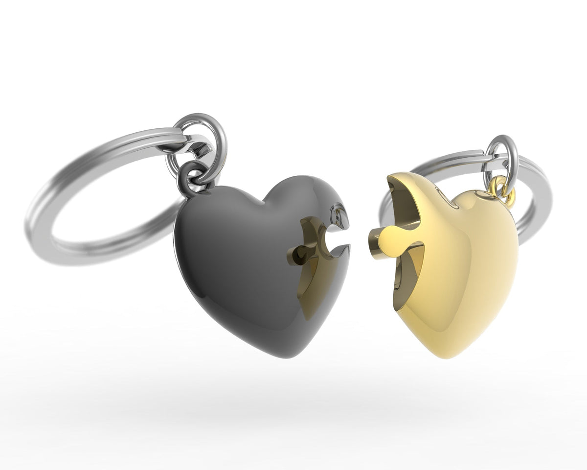 Porte Clés Couple de Cœurs
