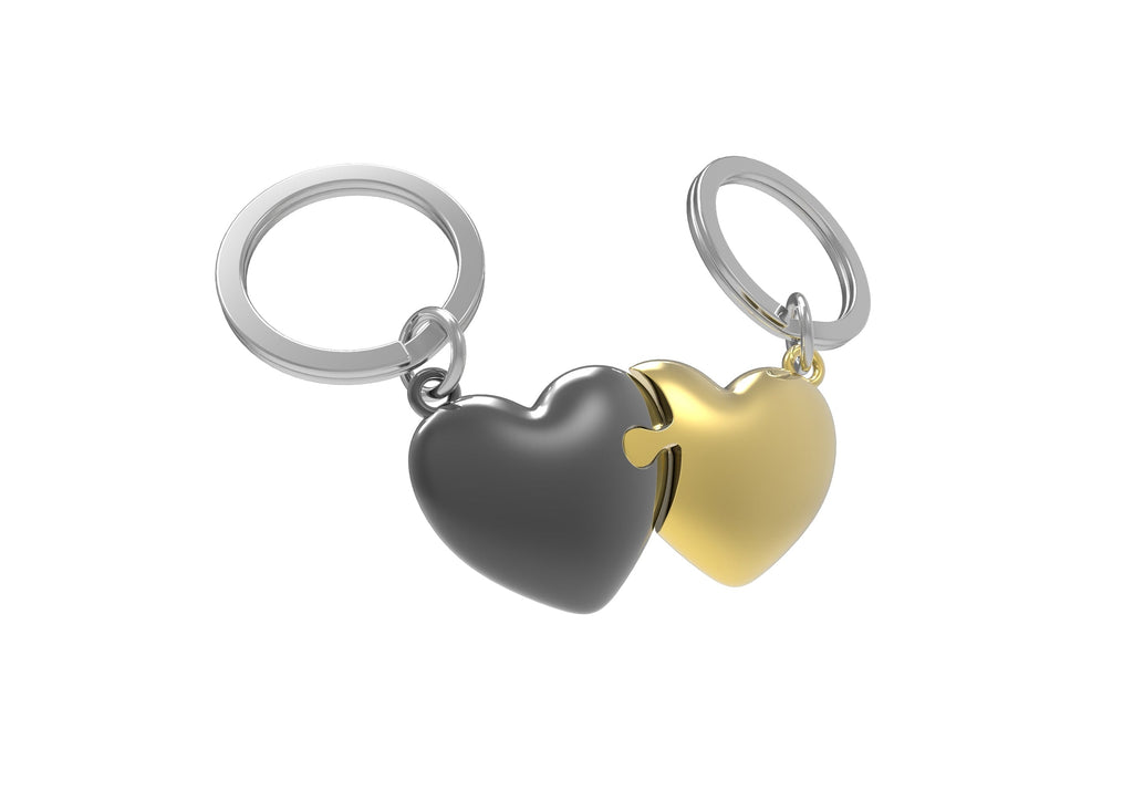 Porte Clés Couple de Cœurs