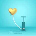 porte cles ballon coeur